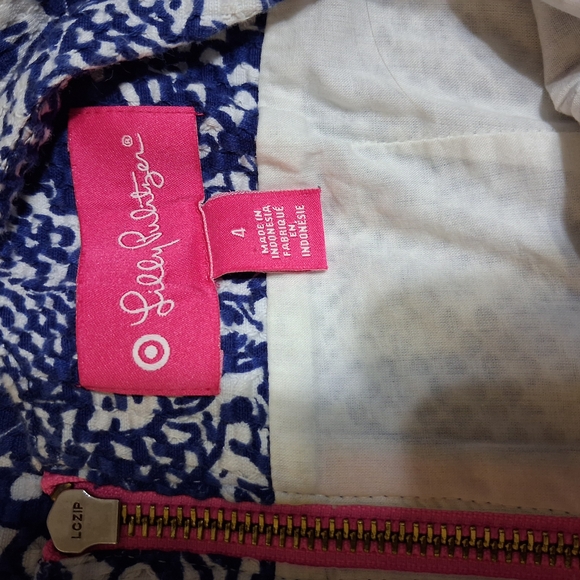 LILLY PULITZER... Blue and White Swim Coverup - Picture 6 of 7